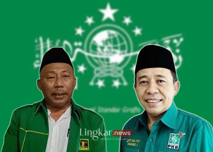 Ketua DCP PPP Pati KH. Ubaidillah Wahab (kiri) dan Ketua DPC PKB Pati Bambang Susilo (kanan). (Dok. Lingkar.news)