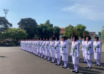 Resmi Dikukuhkan, 66 Paskibraka di Kudus Siap Jalankan Tugas