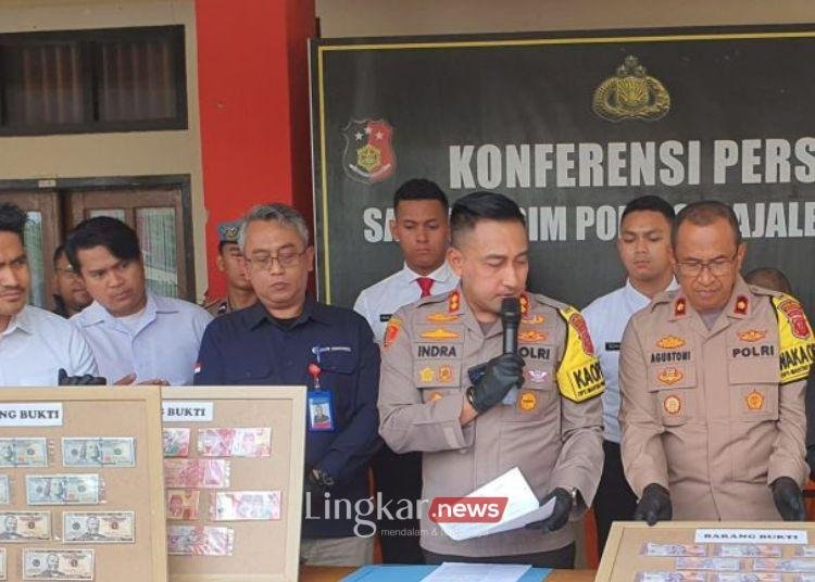 Kasus Peredaran Uang Palsu Rp2,5 Miliar Terbongkar di Majalengka