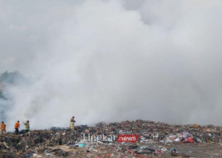 TPSA Begundung Cilegon Terbakar Lagi, Warga Belum Mau Dievakuasi