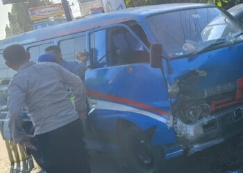 Isuzu Station Sebabkan Kecelakaan Beruntun di Pasar Mlonggo Jepara, Sopir Diduga Alami Serangan Jantung