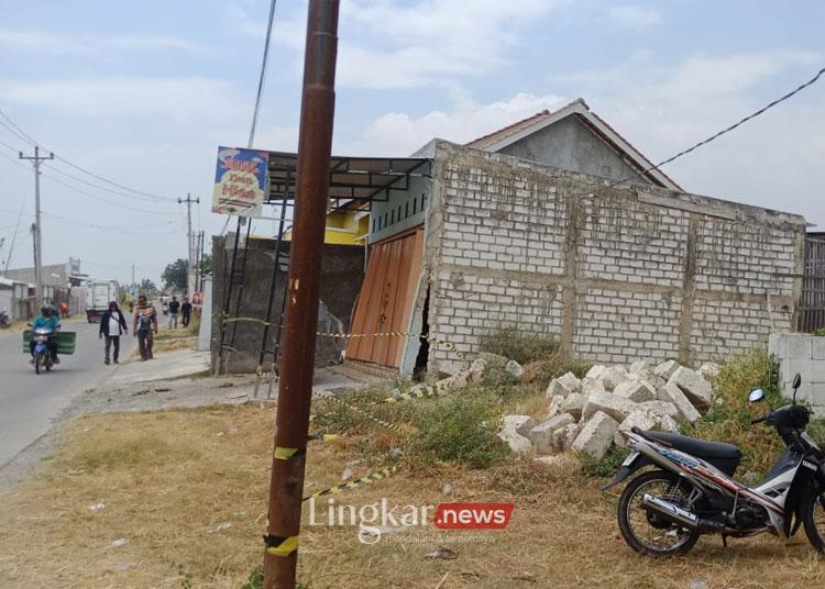 Sungai Silugonggo Mengering, 21 Rumah di Pati Retak Parah