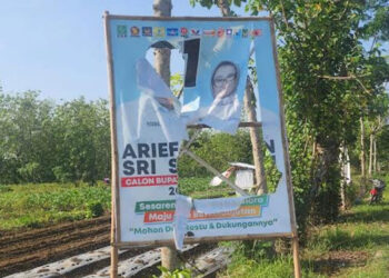 Perusakan Baliho di Blora, Pelaku Terancam 2 Tahun Penjara
