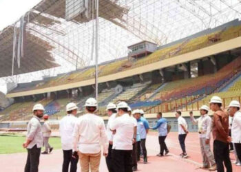 Atap Stadion Wibawa Mukti Cikarang yang Dihempas Angin Akibatkan Kerugian Rp8 Miliar