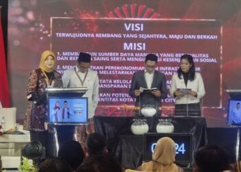 Debat Pilbup Rembang, Vivit-Umam dan Harno-Hanies Paparkan Solusi Defisit Anggaran