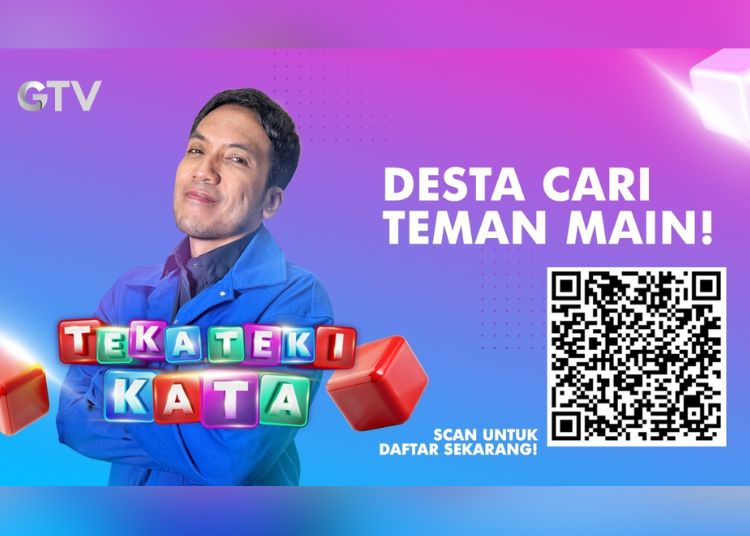 Desta Cari Teman Main di Program Baru Teka Teki Kata GTV