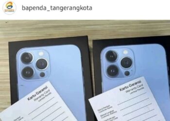 Awas Penipuan Give Away Ponsel Murah di Akun IG Bapenda Kota Tangerang