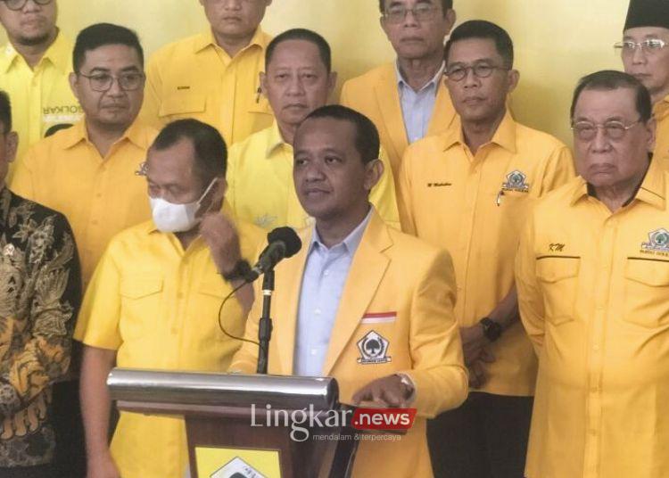 Ketua Umum DPP Partai Golkar Bahlil Lahadalia di kantor DPP Partai Golkar, Selasa, 31 Desember 2024. (Antara/Lingkar.news)