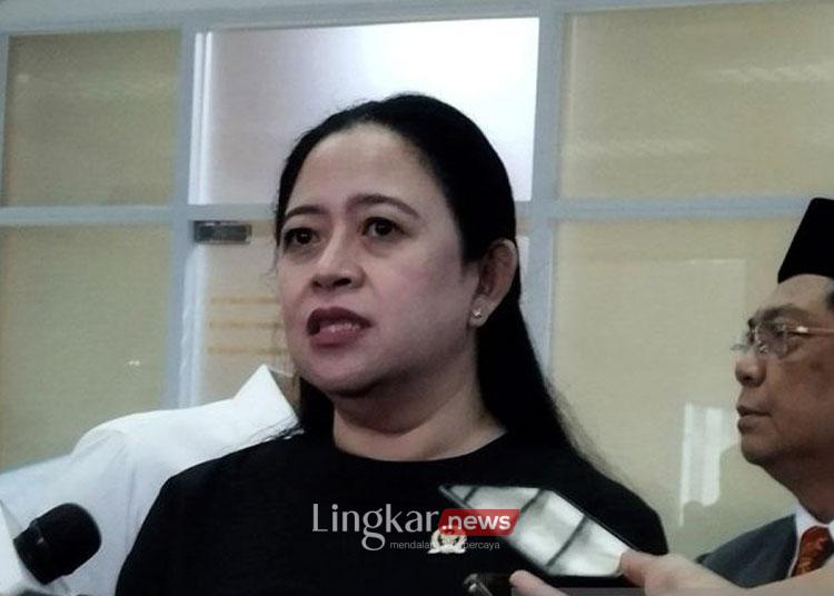 Ketua DPR RI Puan Maharani di Kompleks Parlemen, Jakarta, Selasa (3/12/2023). ANTARA/Bagus Ahmad Rizaldi/am.