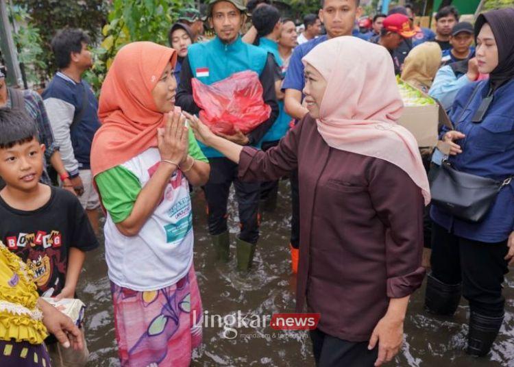 Pendangkalan Sungai Picu Banjir di Sidoarjo, Khofifah Beri Solusi Ini