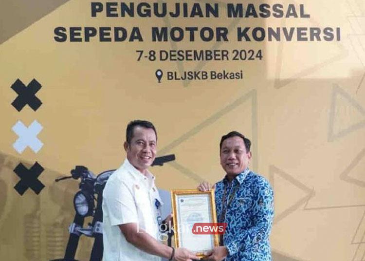 Kemenhub Lakukan Pengujian Massal Sepeda Motor Listrik Konversi