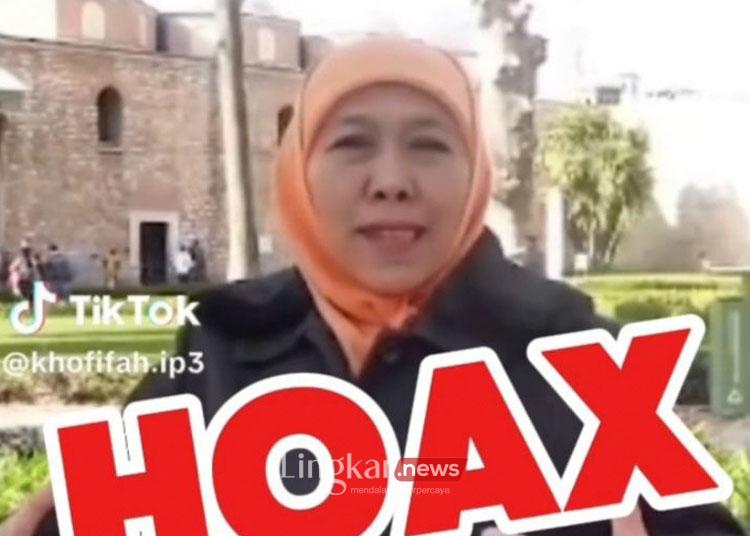 Khofifah Tegaskan Video TikTok Dirinya Janji Bagikan Santunan adalah Hoaks