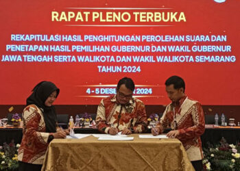 KPU Semarang Tetapkan Agustin-Iswar Menang Pilkada dengan Raih 57,24 Persen