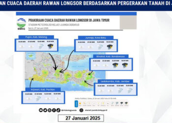 BPBD Peringatkan Ledokombo Jember Potensi Tanah Longsor