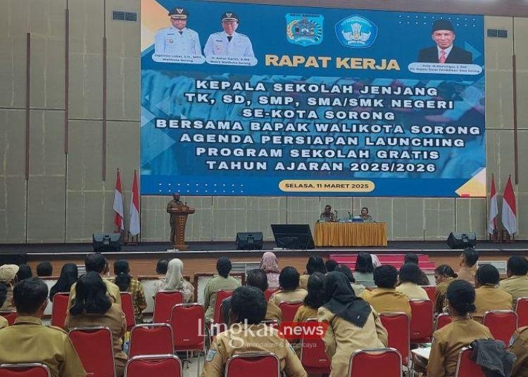 Patut Ditiru, Pemkot Sorong Launching Sekolah Gratis Mei 2025