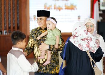 Bupati Pati Sudewo gelar open house di Pendopo Pati, Senin, 31 Maret 2025.
