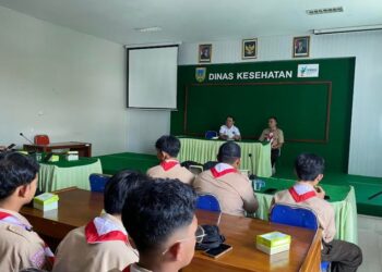 DKK Kudus Gandeng Pramuka SBH Sampaikan Pesan Kesehatan