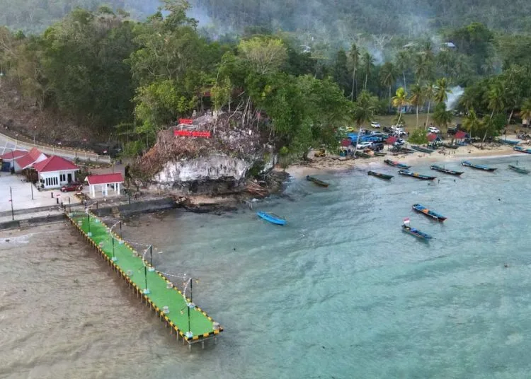 POTRET: Kampung Nelayan Modern (Kalamo) Samber-Binyeri, Biak Numfor, Papua. (Humas KemenKP/Lingkar.news)