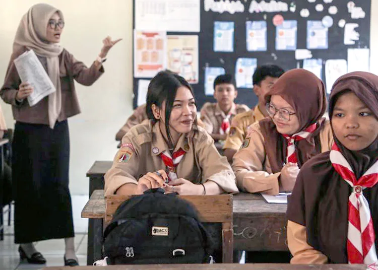 Ilustrasi : sekolah swasta gratis di SMP Purnama 2 Gayamsari, Semarang, (ANTARA)