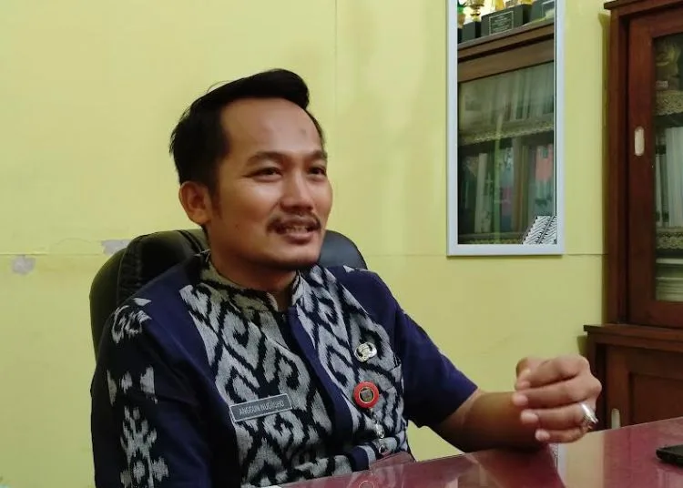Kepala Bidang Pendidikan Dasar pada Dinas Pendidikan, Kepemudaan dan Olahraga (Disdikpora) Kabupaten Kudus, Anggun Nugroho. (Nisa Hafizhotus Syarifa/Lingkar.news)