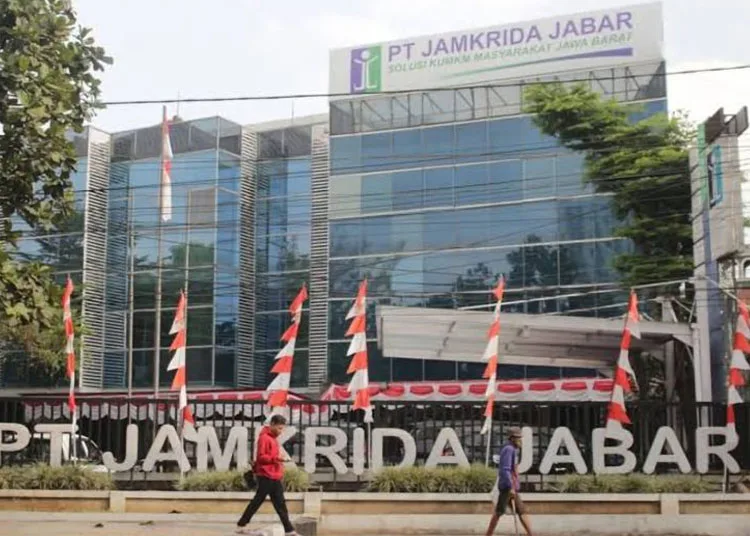 Gedung pusat Jamkrida Jabar di Bandung, Jawa Barat. (ANTARA)