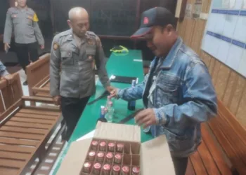 Razia Pekat, Puluhan Minuman Keras di Bantul Disita Jelang HUT RI ke-80