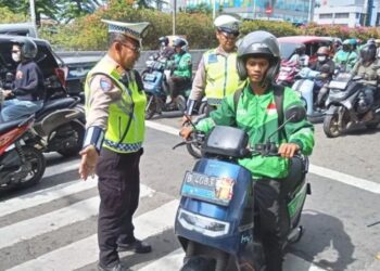 Penutupan Pelat Nomor Jadi Pelanggaran Terbanyak Operasi Zebra Jaya di Jakbar