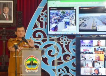 Buka Posko Terpadu Nataru, Ahmad Luthfi Minta Petugas Saling Koordinasi
