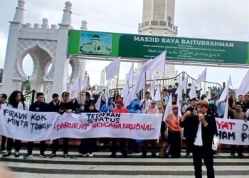 Bukan Menyerah, Ini Maksud Bendera Putih di Lokasi Bencana Aceh
