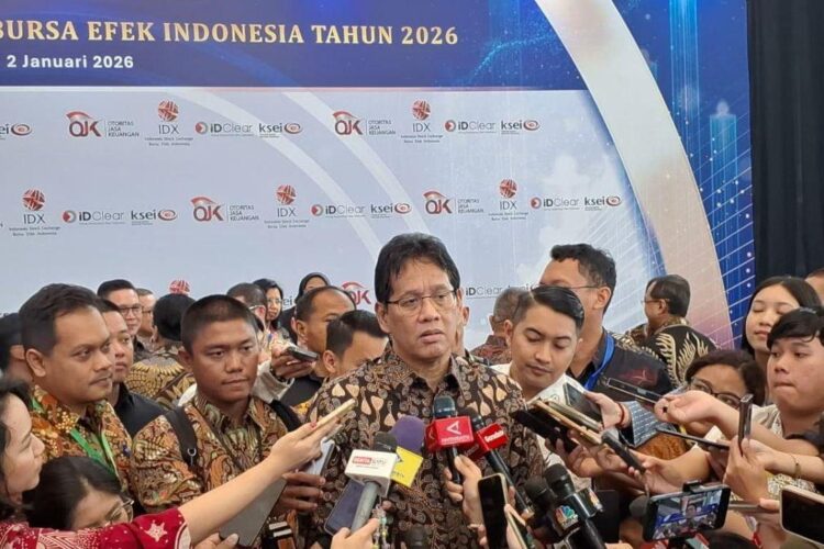 Menteri Keuangan (Menkeu) Purbaya Yudhi Sadewa dalam wawancara cegat seusai
Seremoni Pembukaan Perdagangan Bursa Efek Indonesia (BEI) Tahun 2026 di Jakarta,
Jumat (02/02/2026). (ANTARA/Muhammad Heriyanto)