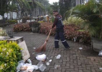 Volume Sampah di Malang Naik 80 Ton Usai Malam Tahun Baru 2026