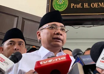 Eks Menag Yaqut Cholil Qoumas tegaskan pembagian kuota haji demi keselamatan jiwa jemaah (hifdzun nafsi), terkait penetapan dirinya sebagai tersangka oleh KPK.