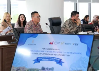 Tiga investor menandatangani kerja sama dengan Otorita IKN untuk membangun hunian, perkantoran, restoran, dan fasilitas penunjang di IKN senilai Rp1,27 triliun.