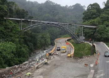 BPJN Sumbar memastikan Jembatan Kembar di perbatasan Kota Padang Panjang berfungsi penuh saat arus mudik dan balik Lebaran 2026.