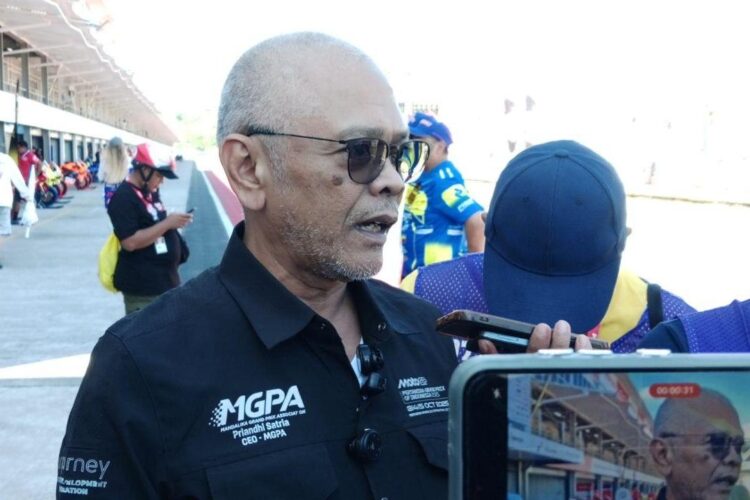 Mandalika Racing Series 2026 Tambah Dua Kelas Baru 1 Direktur Utama MGPA Priandi Satria memberikan pernyataan di Lombok Tengah, Sabtu
(25/4/2026). ANTARA/Akhyar Rosidi.