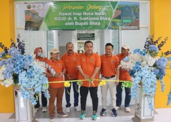 Bupati Blora Arief Rohman meresmikan Gedung Rawat Inap Nusa Indah RSUD dr R Soetijono, dengan fasilitas kamar President Suite, VVIP, dan VIP.