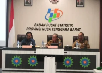 Nilai ekspor NTB melonjak 9.162 persensecara tahunan pada Maret 2026 menjadi 567,57 juta dolar AS, didominasi komoditas tambang seperti tembaga dan konsentrat.