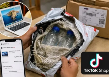 Seorang dosen di Lombok Timur rugi Rp15 juta setelah memesan MacBook Air M4 di TikTok Shop, namun paket yang datang hanya berisi dua botol air.