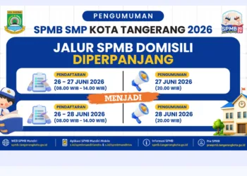 Kendala Teknis, Pendaftaran SPMB SMP Kota Tangerang Kembali Dibuka