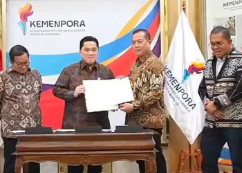 NTB dan NTT resmi menjadi tuan rumah PON XXII 2028 dengan dukungan DKI Jakarta setelah Menpora menyerahkan SK Penetapan Tuan Rumah PON.