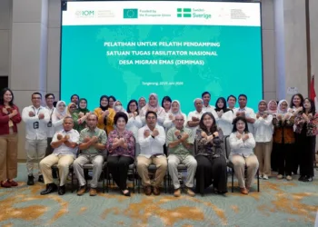 KP2MI bersama IOM Indonesia menggelar pelatihan Pendamping Nasional Desa Migran EMAS guna memperkuat pelindungan PMI sejak dari desa.