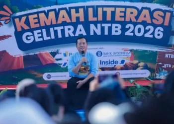 Gubernur NTB Lalu Muhamad Iqbal meluncurkan GELITRA NTB dan menegaskan budaya literasi harus dimulai dari desa sebagai fondasi membangun Generasi Emas Indonesia 2045.