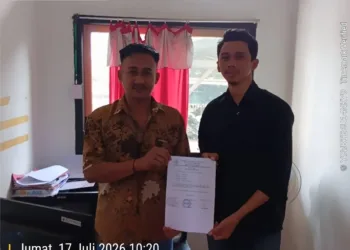Pemutakhiran Indeks Desa 2026 Rampung, Pemerintah Desa Bumiharjo Perkuat Dasar Perencanaan Pembangunan 7 Foto bersama Sekretaris Desa Bumiharjo dan Pendamping Lokal Desa wilayah Kecamatan Moilong