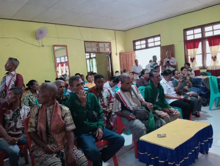 BPD Oenenu memimpin Musyawarah Desa