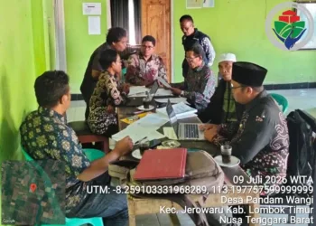Bersama Camat Jerowaru dan TIM Monev Kec. Jerowaru Tahun 2026