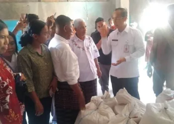 Kepala BPSDM Kemendesa PDT melakukan dialog terbuka bersama seluruh stakeholder yang hadir dan masyarakat Gekengderan