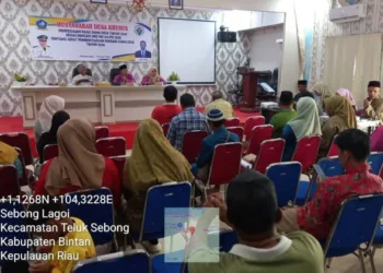 Pemdes Sebong Lagoi Gelar Musyawarah Penyesuaian Pagu Dana Desa Tahun 2026