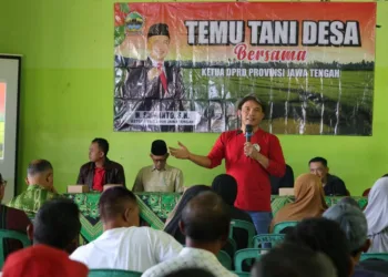 Ketua DPRD Jateng Sumanto menyoroti minimnya regenerasi petani dan mengingatkan masyarakat agar tidak mudah menjual sawah warisan.
