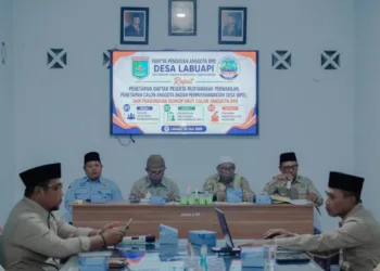Pembacaan Berita Acara Penetapan Calon Anggota BPD Desa Labuapi