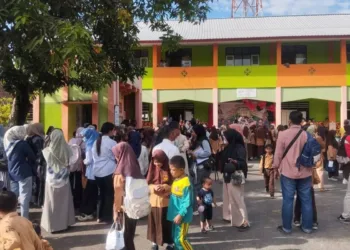 kegiatan pembangunan di desa buwun mas